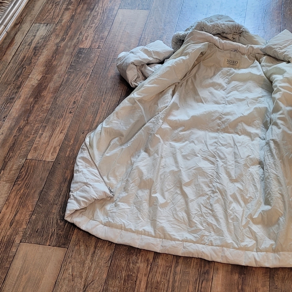 XOXO Women's Off-White Puffer Coat - Picture 10 of 10